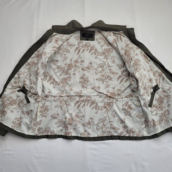 Talbots Utility Military Jacket Army Green Womens Petite Large Gorpcore Normcore - Picture 7 of 12